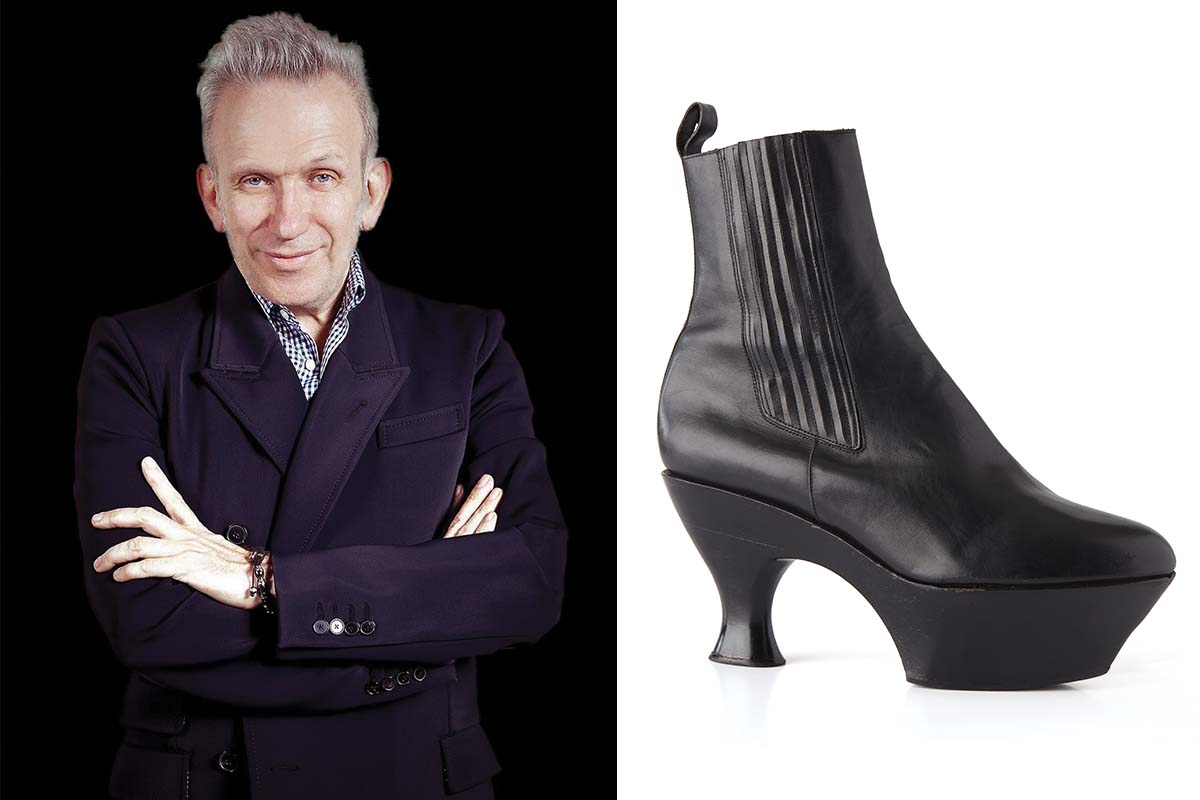 Jean Paul Gaultier's First Designer Sneaker, Soccer-Inspired Heels