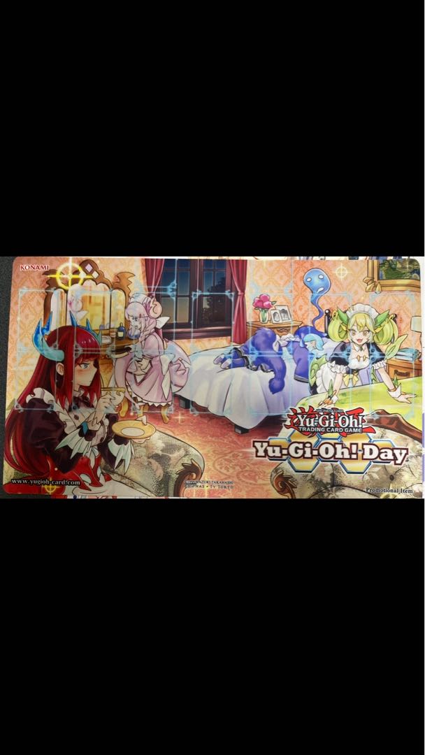 遊戯王 公式 ドラゴンメイド リラクゼーション プレイマットの通販 mc