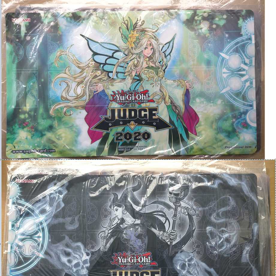 遊戯王 公式 プレイマット 死の王ヘル 光の王 マルデル JUDGE 未開封品