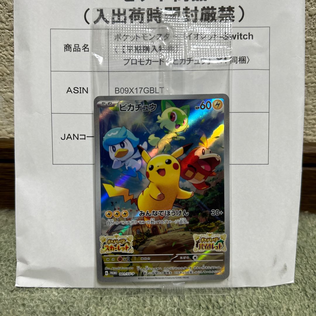 プロモカード ピカチュウ みんなでぼうけん 1枚の通販 RYO（購入前に