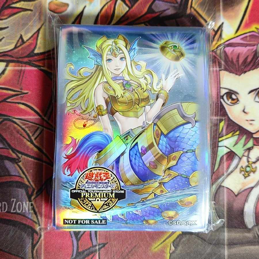 超希少・未開封】遊戯王 公式 海皇精 アビスライン スリーブ アジア