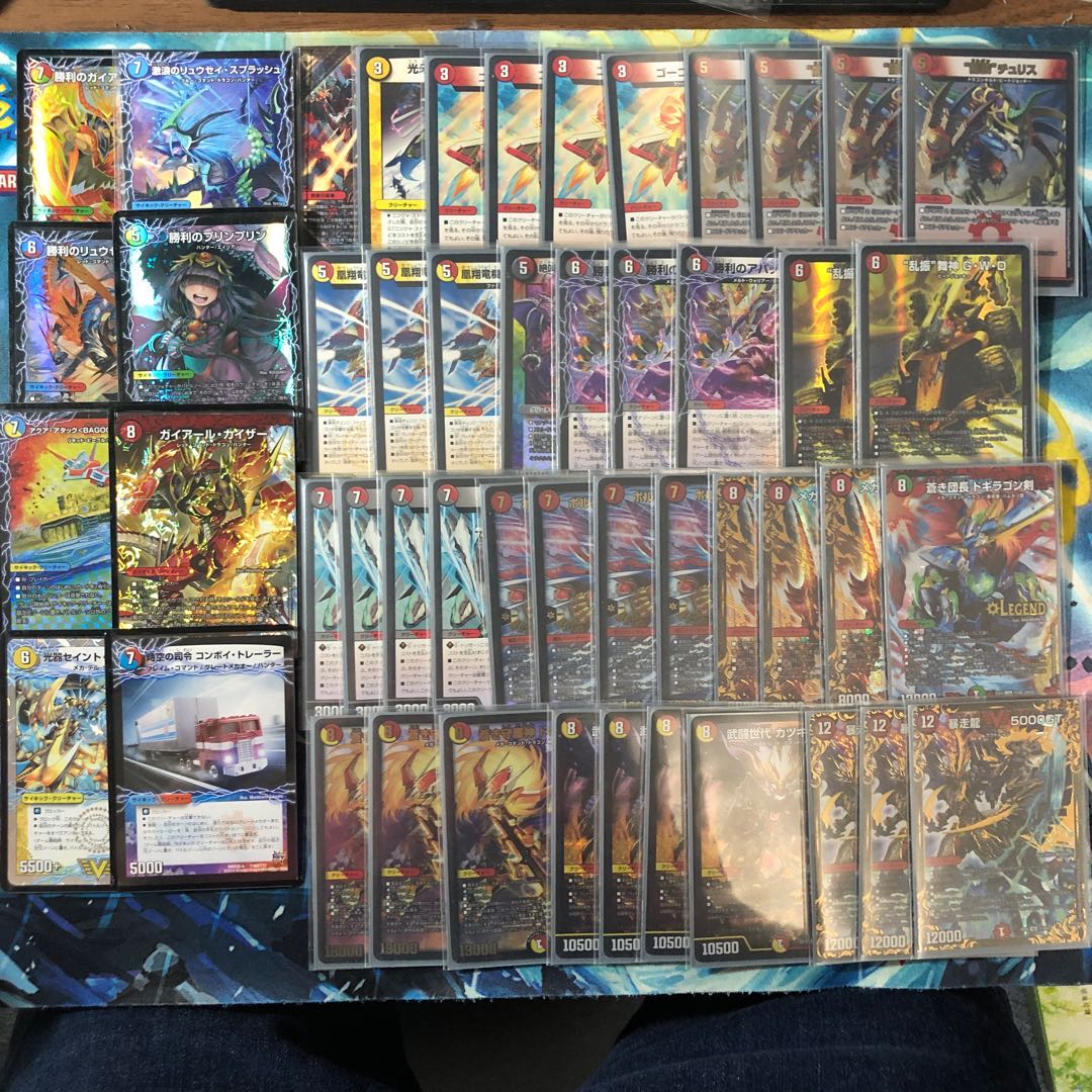 デュエマ引退品(5cコンなどのデッキ＋調整パーツ)&ポケカのおまけあり