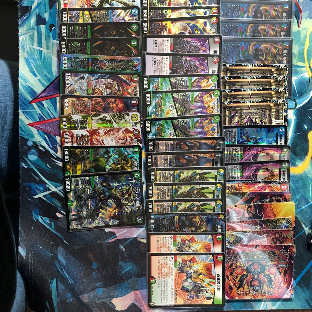 デュエマ引退品(5cコンなどのデッキ＋調整パーツ)&ポケカのおまけあり