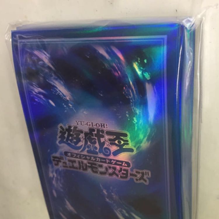 遊戯王□水属性□特製カードプロテクター□六属性セット□スリーブ青