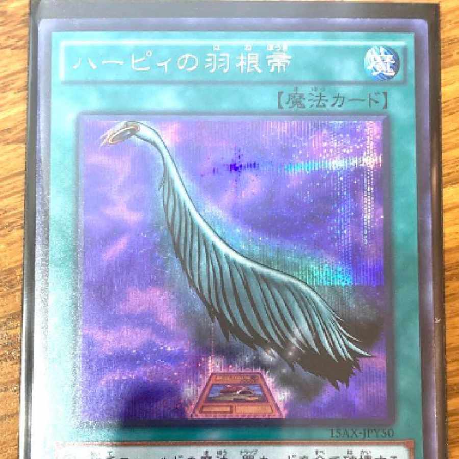 遊戯王 ハーピィの羽根帚 トレカ シークレットレア 孔雀舞 デュエル