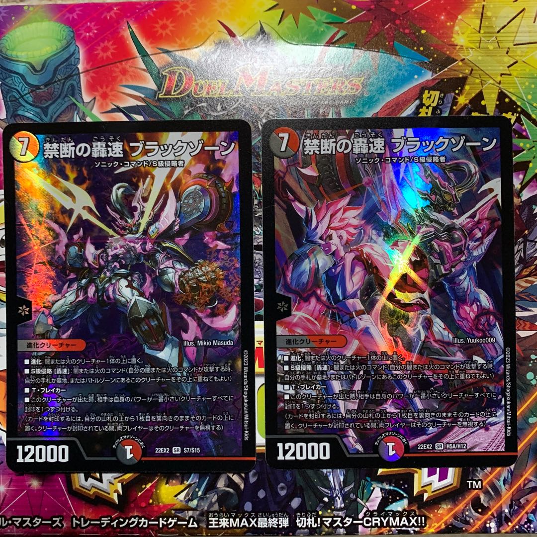 禁断の轟速 ブラックゾーン (2枚セット)※イラストが1枚ずつ違います 2