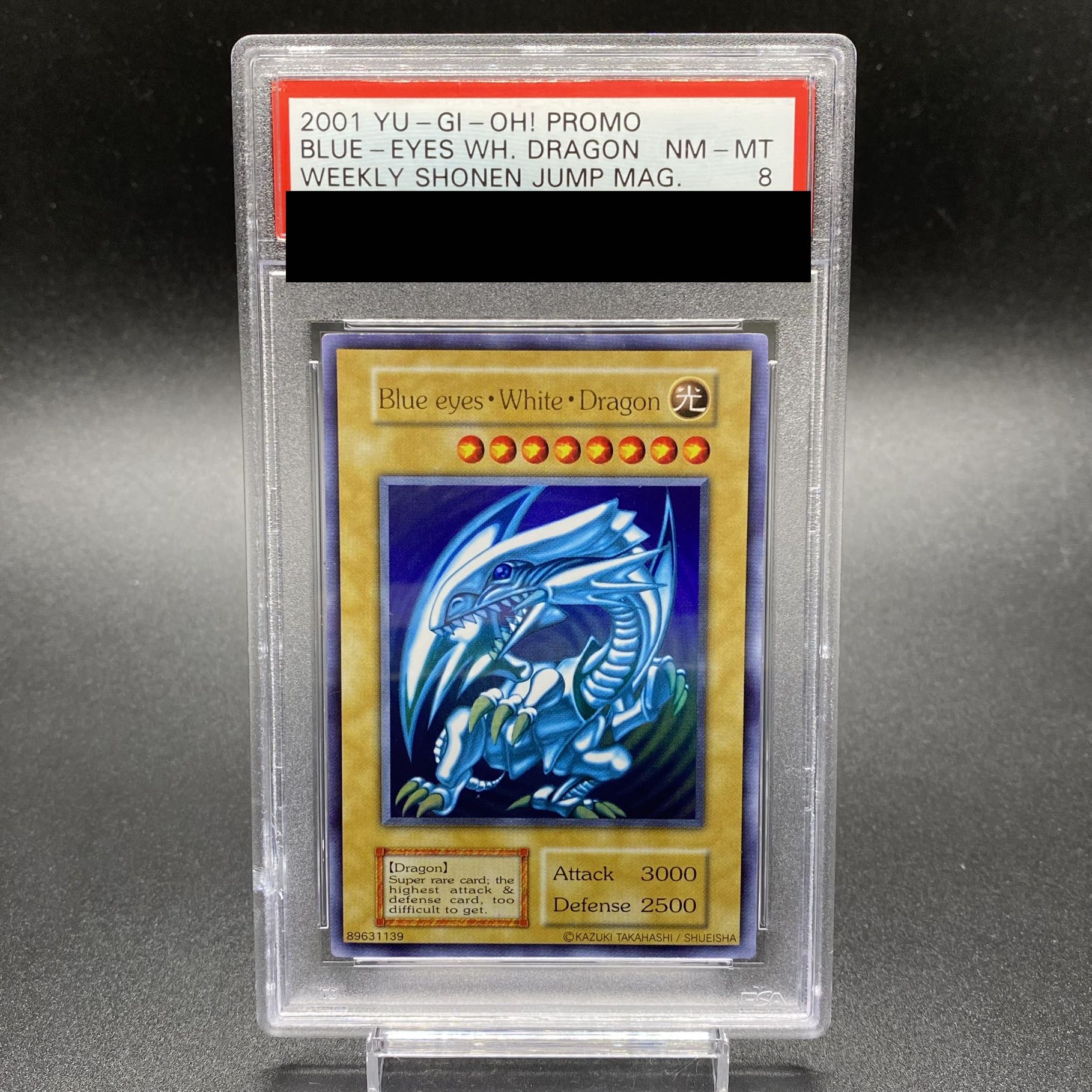 PSA8 Blue eyes・White・Dragon ウルトラレア 青眼の白龍 初期 英語 英