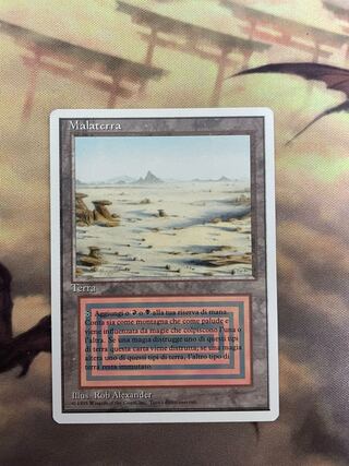 MTG Scrubland 英語版 リヴァイズド 3ED 白 黒 デュアルランド MTG