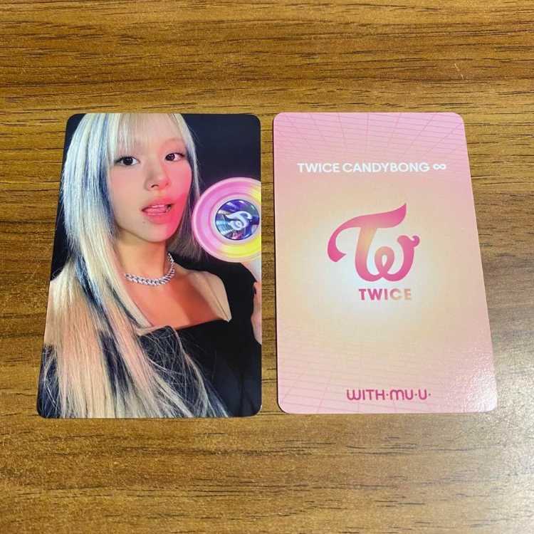 TWICE トゥワイス WITH-MUU公式特典トレカ チェヨン 1枚の通販 TT