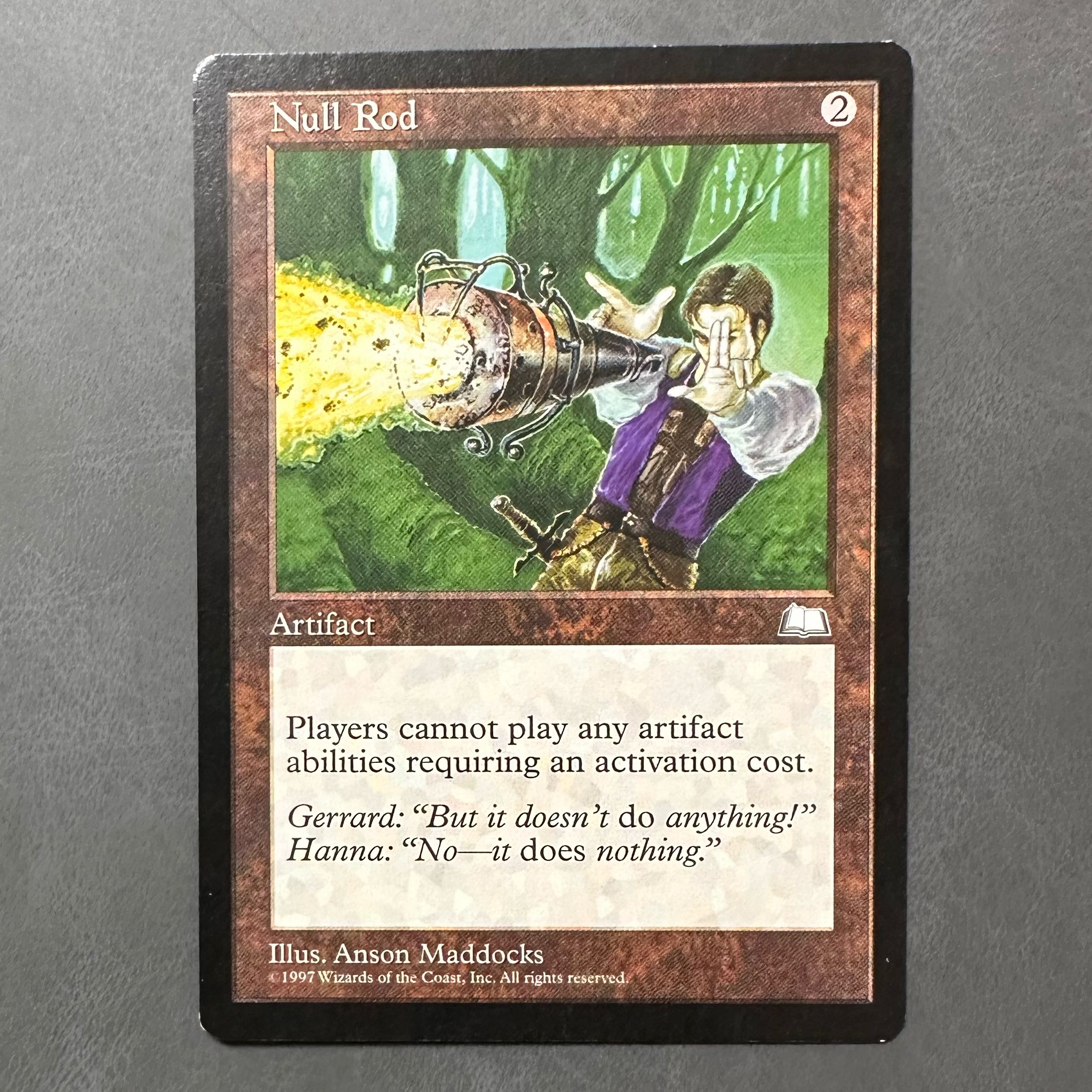 MTG 無のロッド 英語1枚 stab des Nichts MTG 無のロッド 英語1