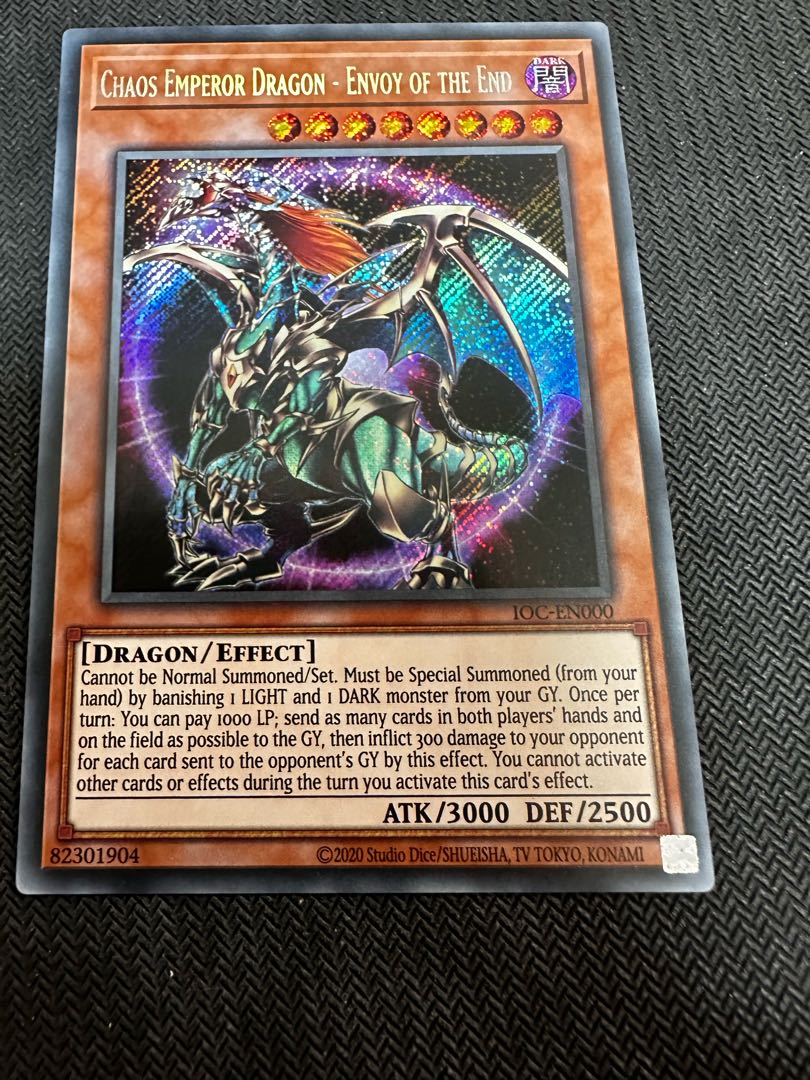 混沌帝龍 －終焉の使者 PSA10 旧レリーフ 限界値下げ 鑑定品 PSA10