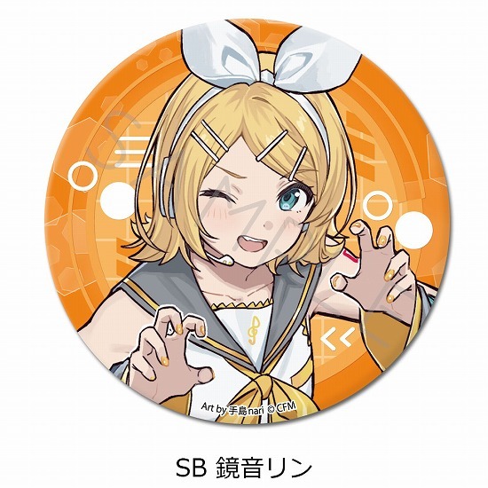 初音ミク ピアプロキャラクターズ 丸型缶バッジ 76mm 6個入り1BOX