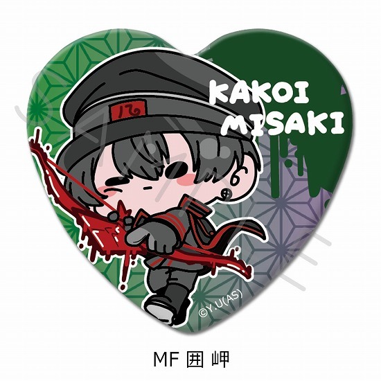 桃源暗鬼 ハート型缶バッジ MF 囲 岬｜ホビーの総合通販サイト ホビー
