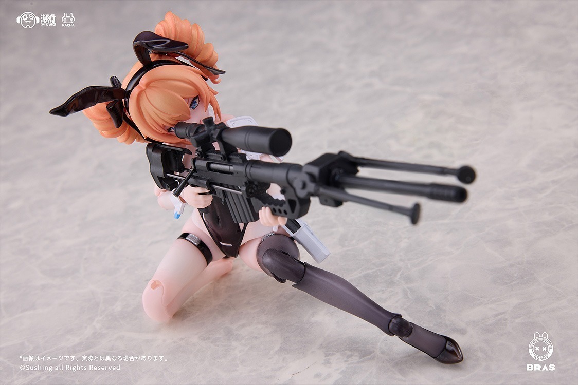 溯行Sushing BUNNY RAPID ACTION SQUAD Sniper・レオーニ 1/12 可動