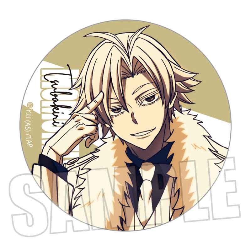 桃源暗鬼 唾切 TSUTAYA ロング缶バッジ 桃源暗鬼 TSUTAYA 缶バッジ 桃宮唾