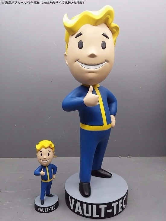 ゲーミングヘッズ Fallout4 Vault-boy 111 カリスマ メガボブルヘッド
