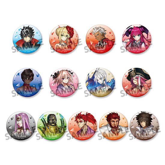 Fate/EXTELLA LINK 缶バッジコレクション vol.1 50個入り1BOX｜ホビー