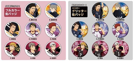 再販】ハイキュー！！ 缶バッジコレクション 横断幕シリーズB 9個入り