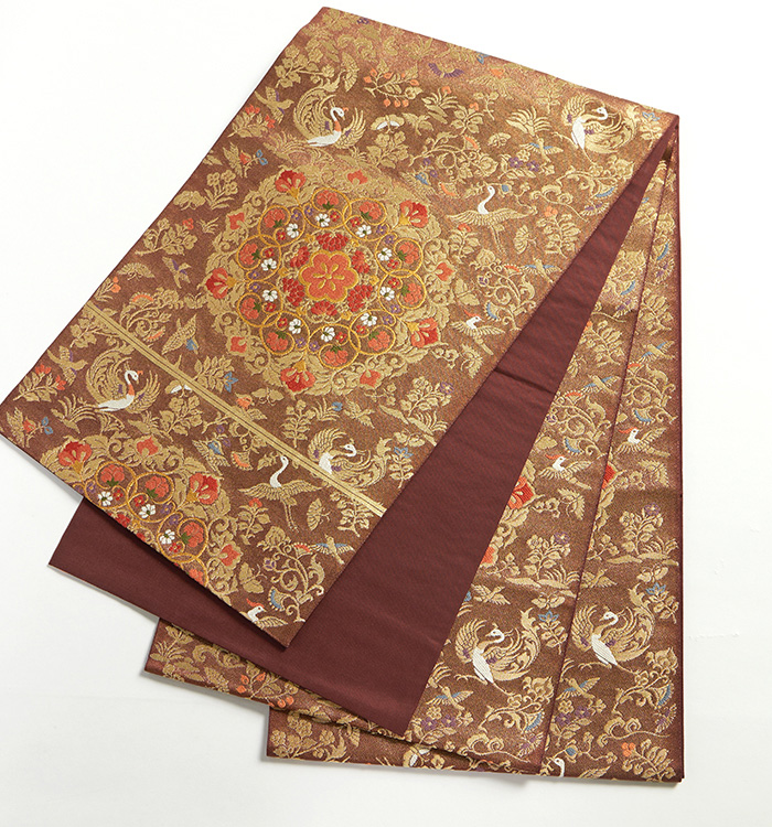 仕立て上がり】正絹 袋帯 中古品 No.5ZH-1646-00の通販｜きもの365