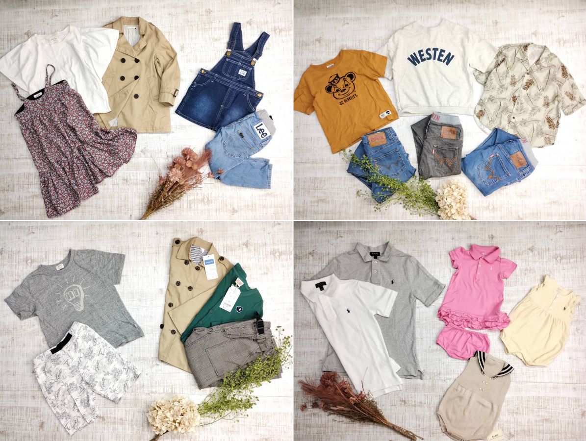 50枚] 春夏 キッズ 子供服 女の子 男の子 人気ブランド入り セット