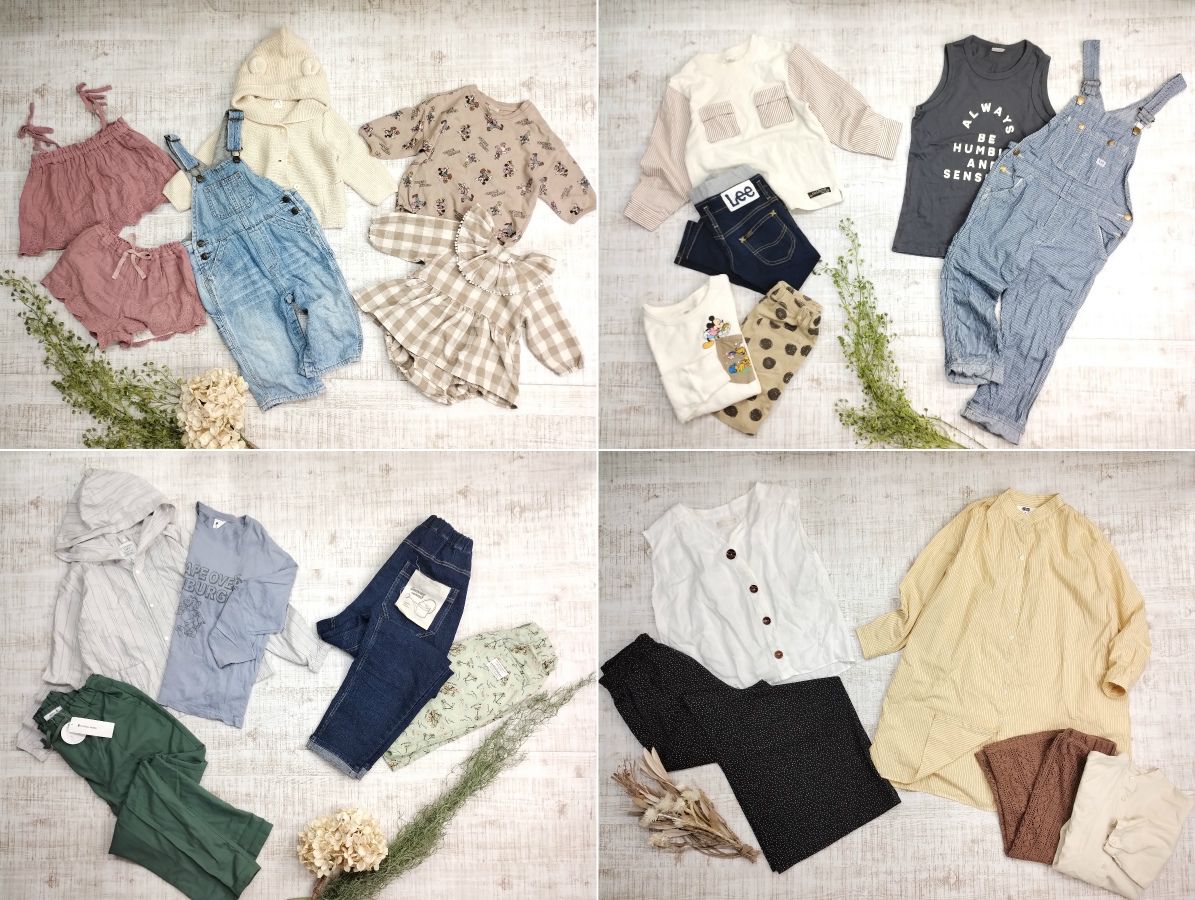 50枚] 春夏 キッズ 子供服 女の子 男の子 人気ブランド入り セット