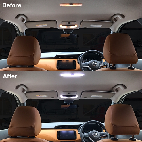 キックス専用LEDルームランプセット [SLRM-26] / ¥4,400／HIDキット