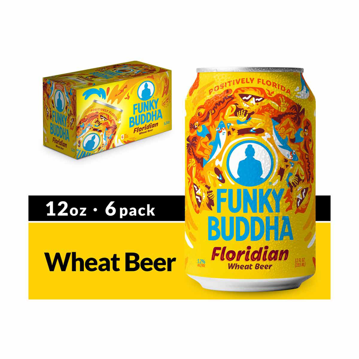 Buy Funky Buddha Floridian Wheat Beer, 12 fl oz cans, 6 pk from