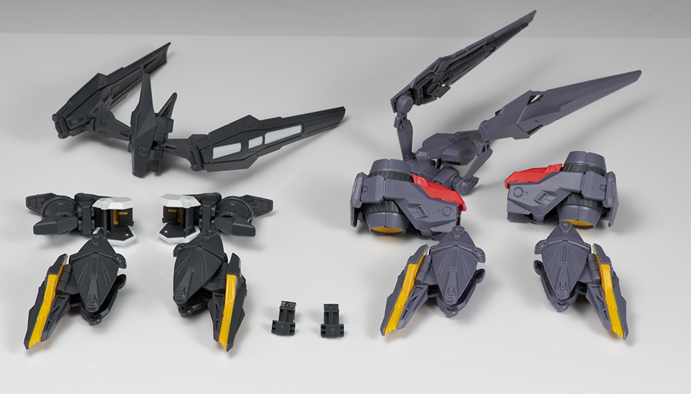 HGAC ガンダムジェミナス01用アサルトブースター＆高機動型ユニット