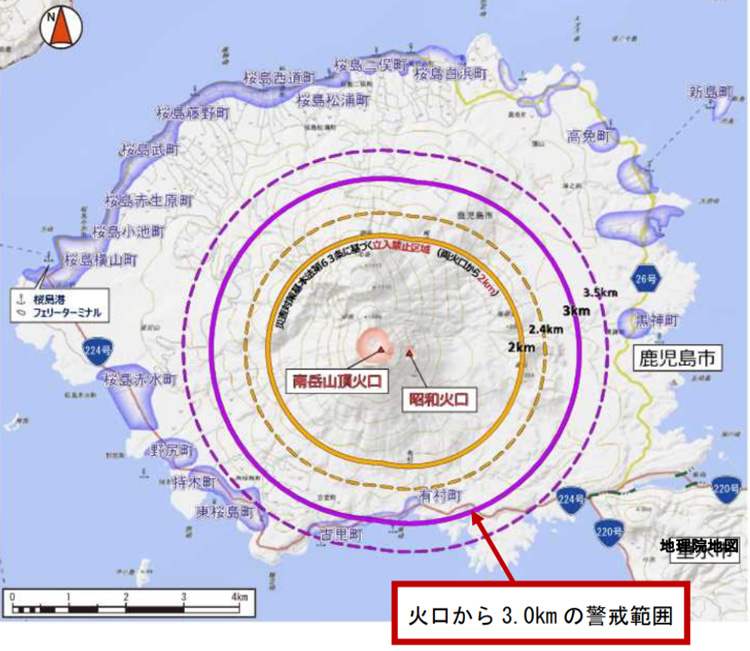 桜島が噴火、噴石飛散し一部住民に避難指示 警戒レベル5は2015年以来