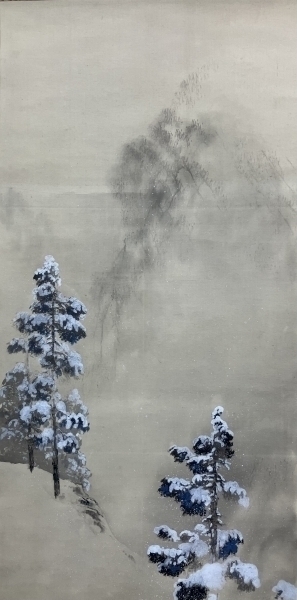 山元春挙 絹本 掛軸 共箱 2重箱 Syunkyo Yamamoto|サムライオークション