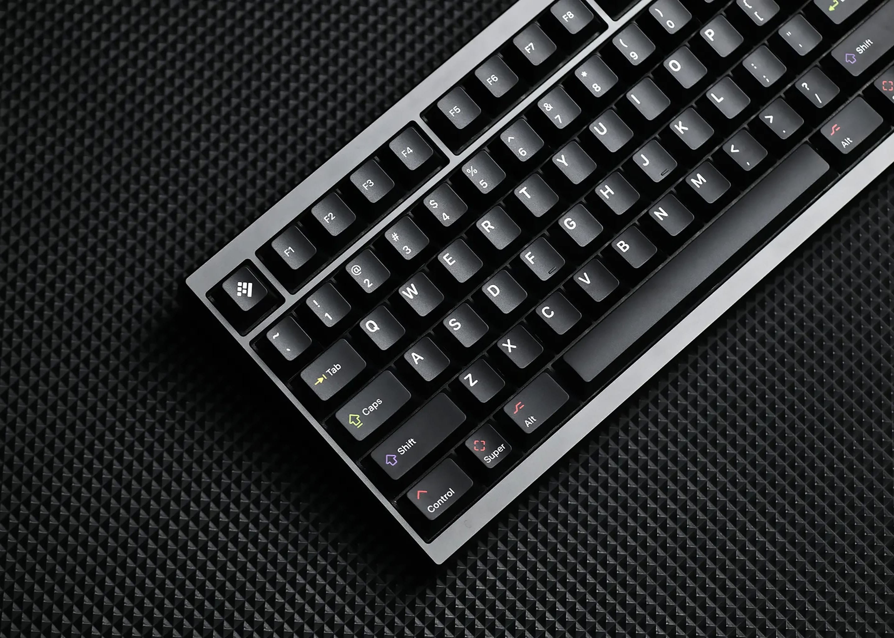 Keyreative KAP White on Black Doubleshot Cherry Profile キー