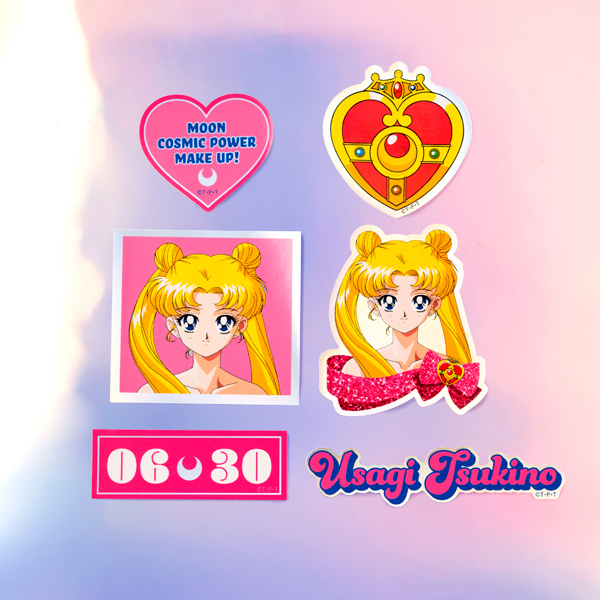 ストアオリジナル ステッカーセット6枚入り（月野うさぎ）: 全商品