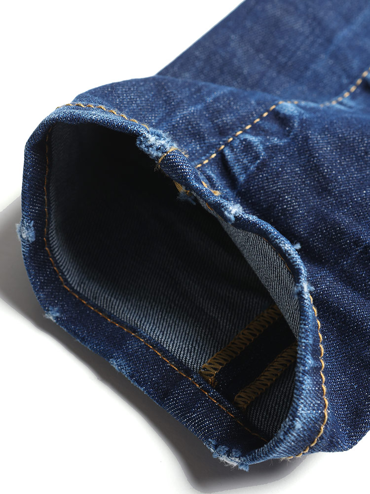 DSQUARED2 (ディースクエアード) ダメージ＆ウォッシュ レザーラベル