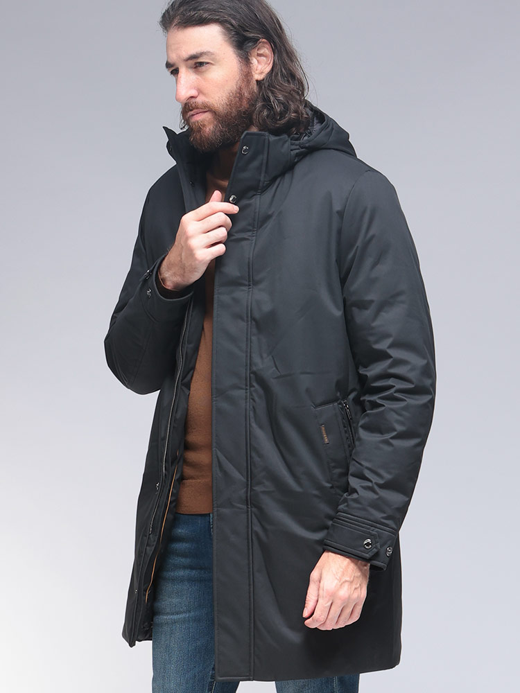 MOORER (ムーレー) フード付き ダウンコート VERMONT-ADS