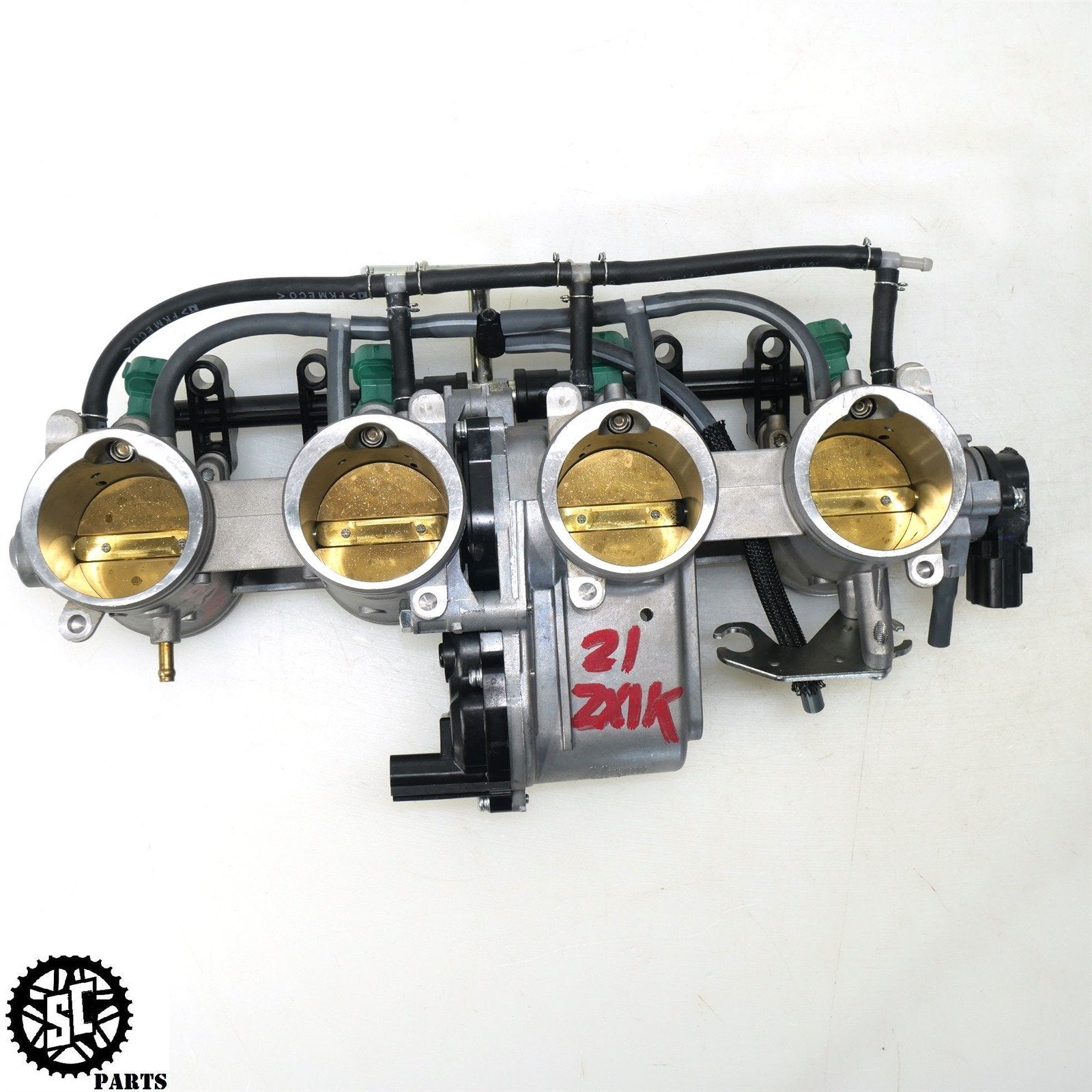 21-23 KAWASAKI NINJA ZX10R THROTTLE BODY K54 – SALVAGECYCLEPARTS