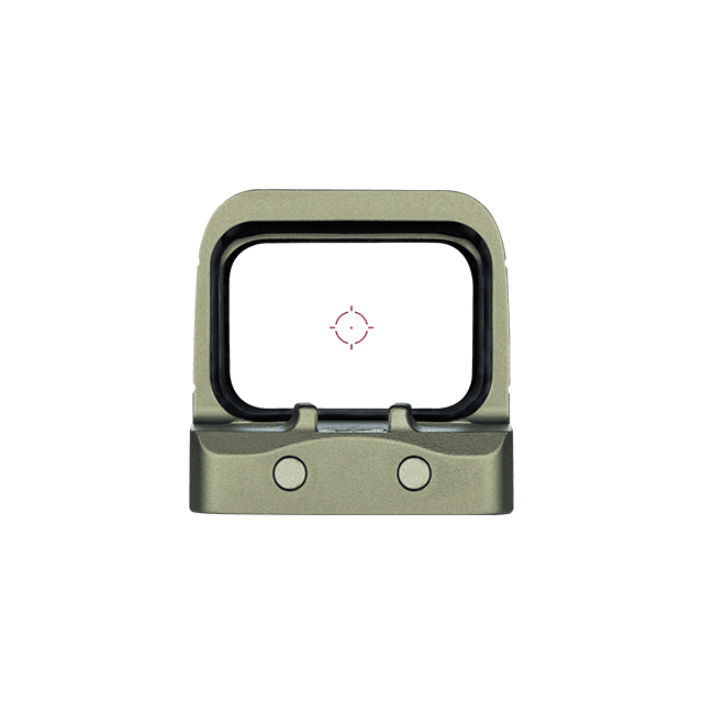 Osight S Olive Green: Enclosed aspherical optic with multi-reticle