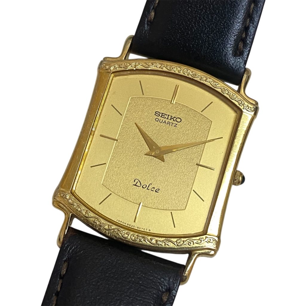 セイコー SEIKO クォーツ ドルチェ 14K 9520-5070 時計の買取実績