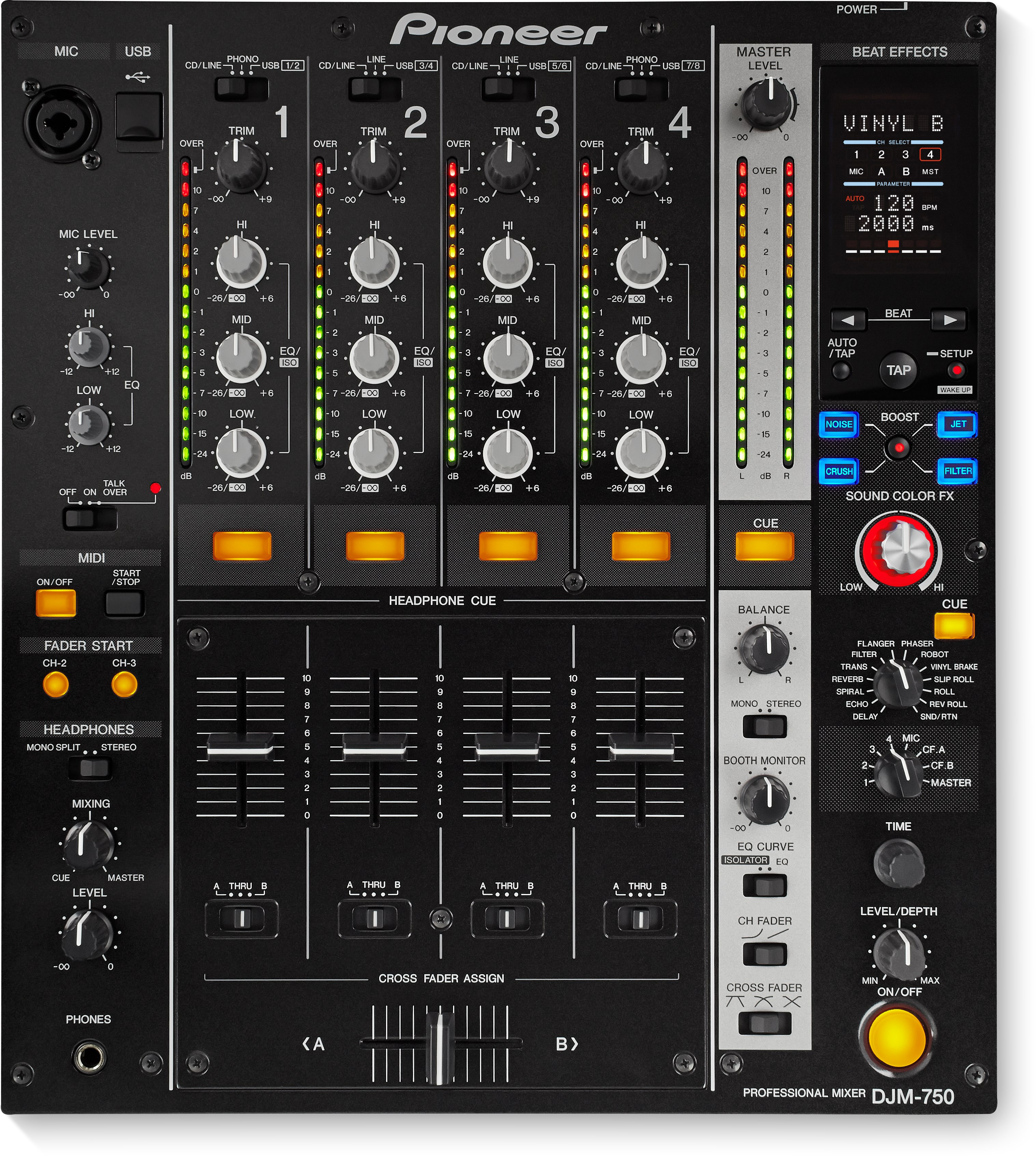 Hire Pioneer DJM-750 DJ Mixer