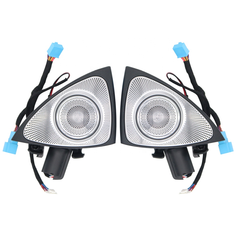 メルセデス Sクラス W222用 3D回転ツイーター スピーカー 7色 64色