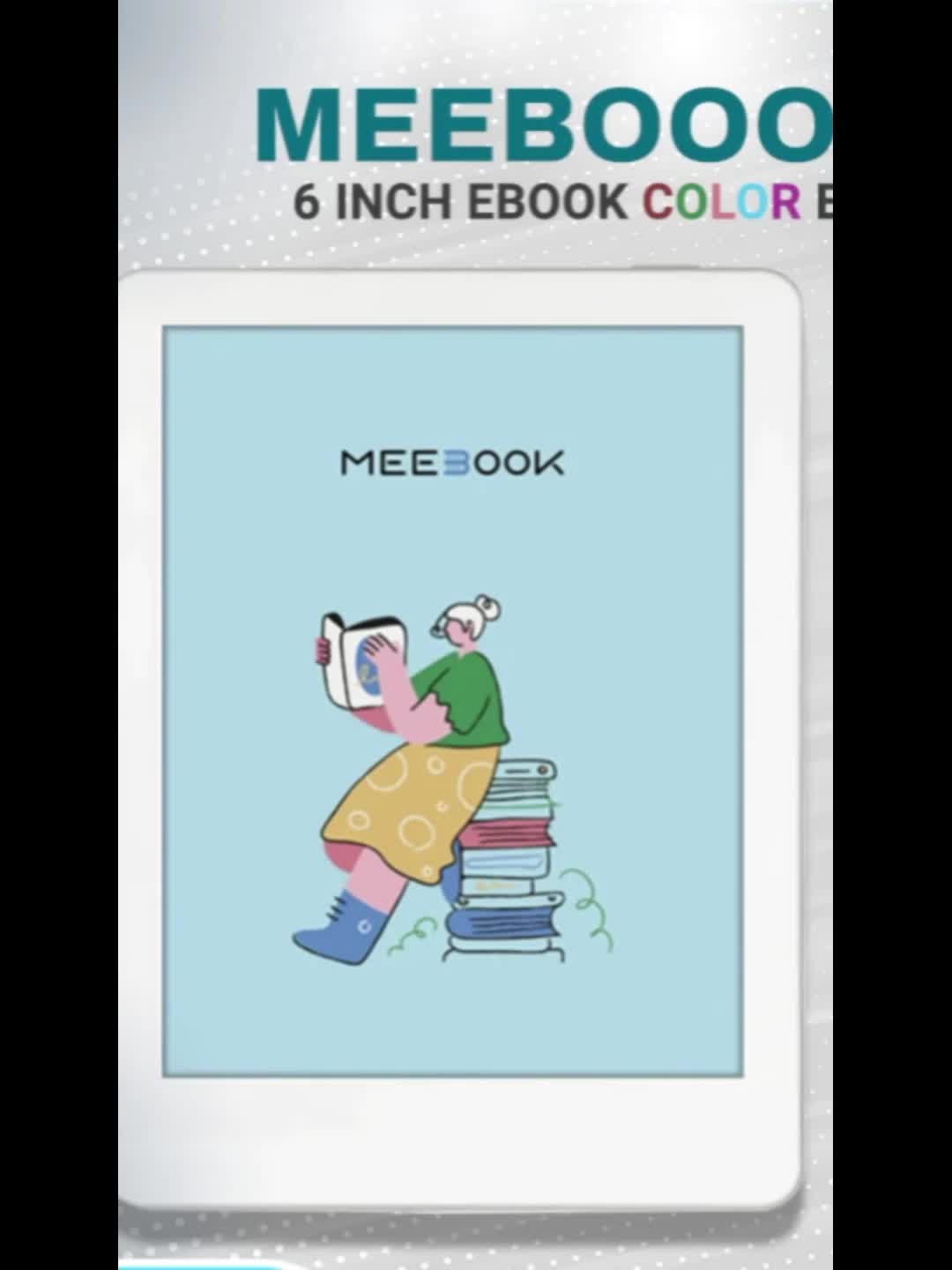 Super Cheap 6 Inch Meebook M6C E-Reader Tablet, Android 11, 3GB