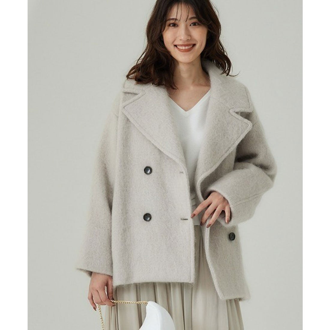 トゥエルブアジェンダ 12Twelve Agenda モヘヤシャギーPコート