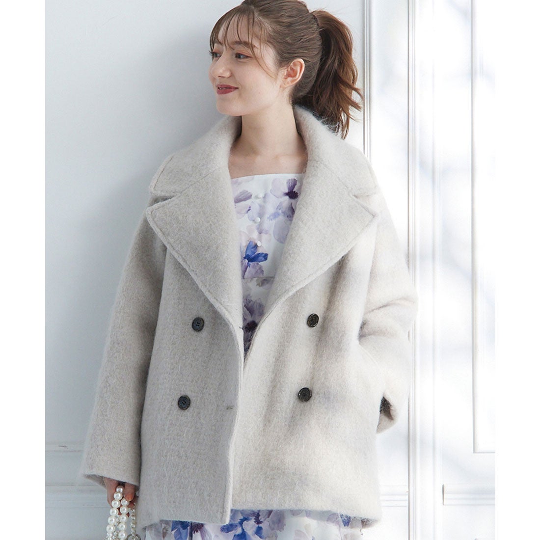 トゥエルブアジェンダ 12Twelve Agenda モヘヤシャギーPコート