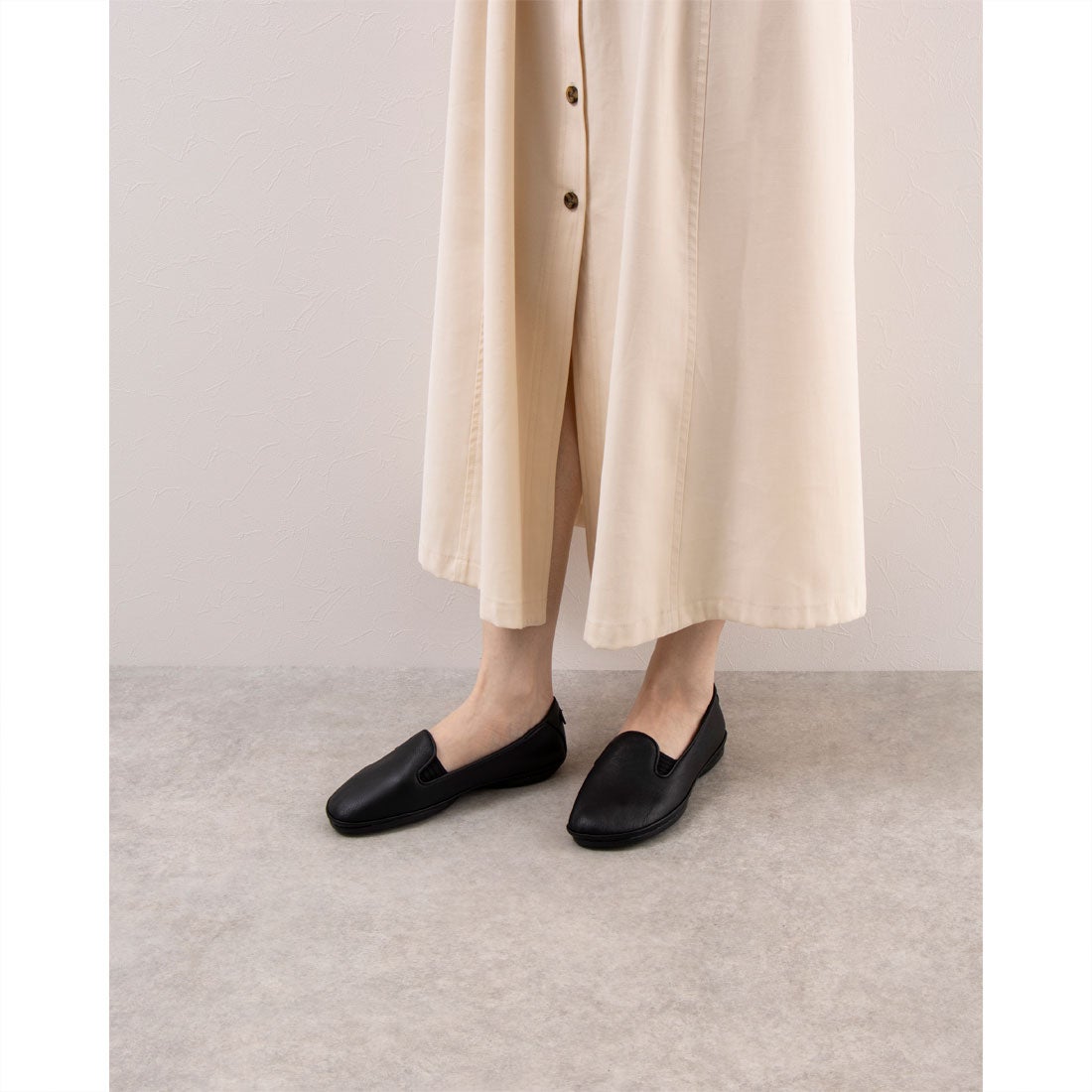 カンペール CAMPER RIGHT NINA / フラットシューズ （ブラック） -waja