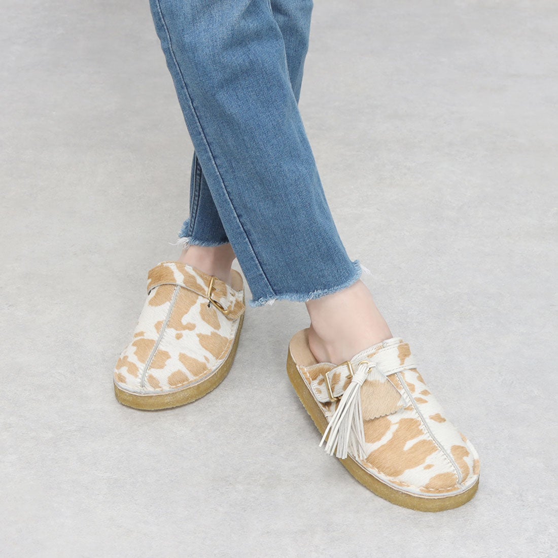 Trek Mule / トレックミュール （タンカウプリント） -Clarks