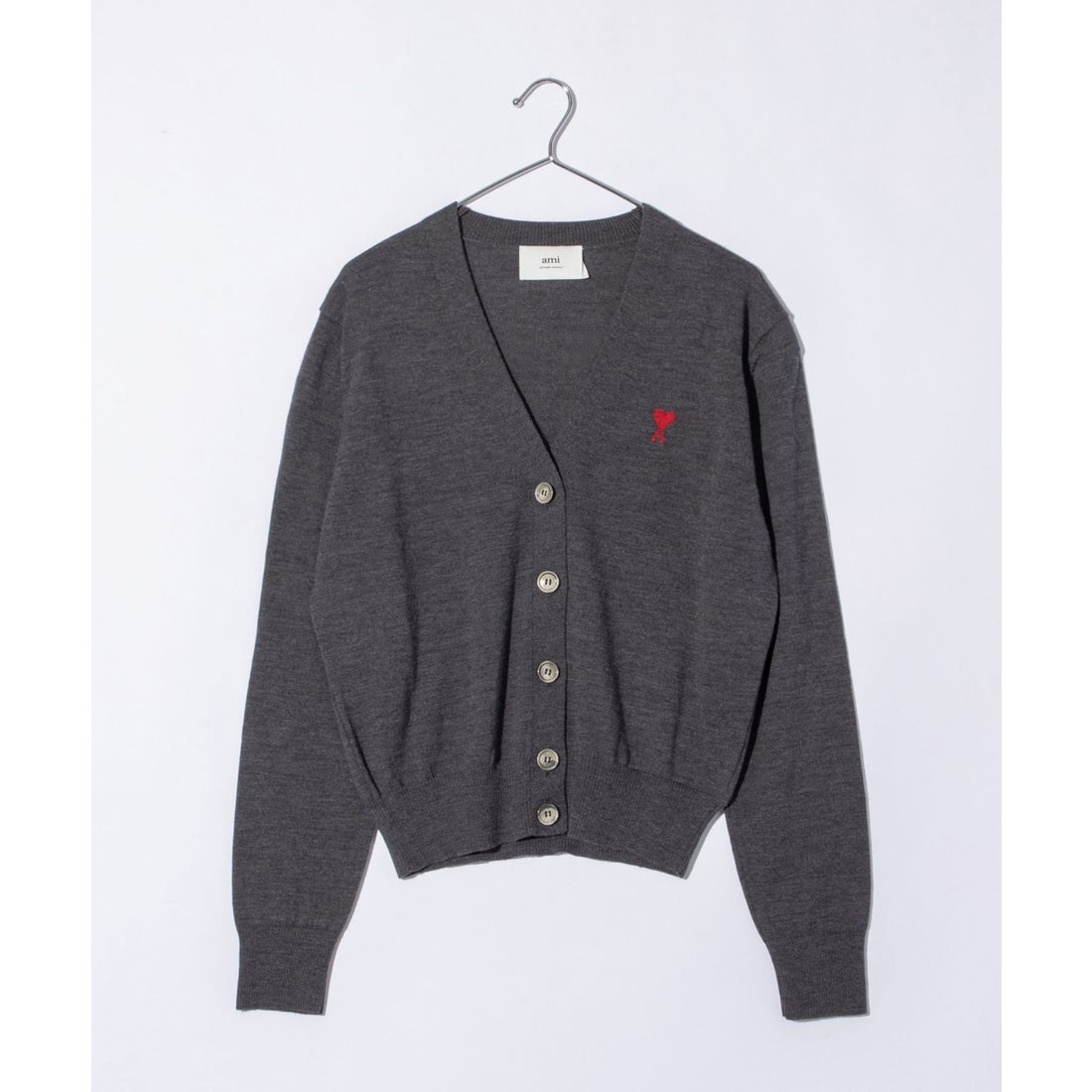 Ami Paris アミパリ Amiparis FKC111.KN0025 カーディガン RED ADC