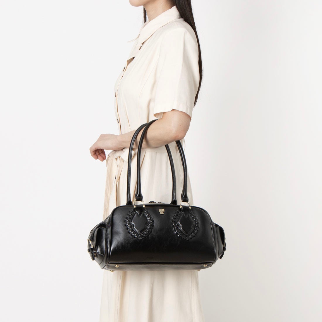 アナスイ ANNA SUI ジーナ ハンドバッグ （クロ） -靴＆ファッション