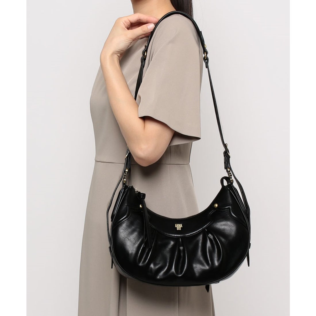 アナスイ ANNA SUI ディディオン 2wayショルダーバッグ （クロ） -人気