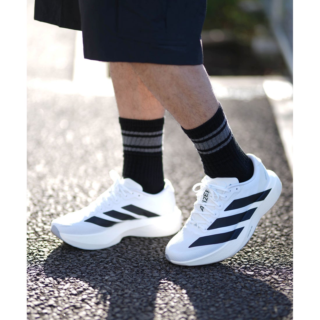 アディダス adidas スニーカー adizero EVO SL WOVEN M JR1912