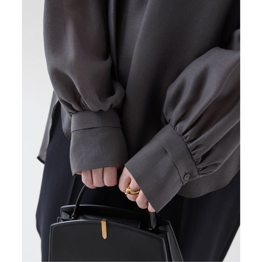 ヴェルメイユ パー イエナ VERMEIL par iena ボウタイブラウス