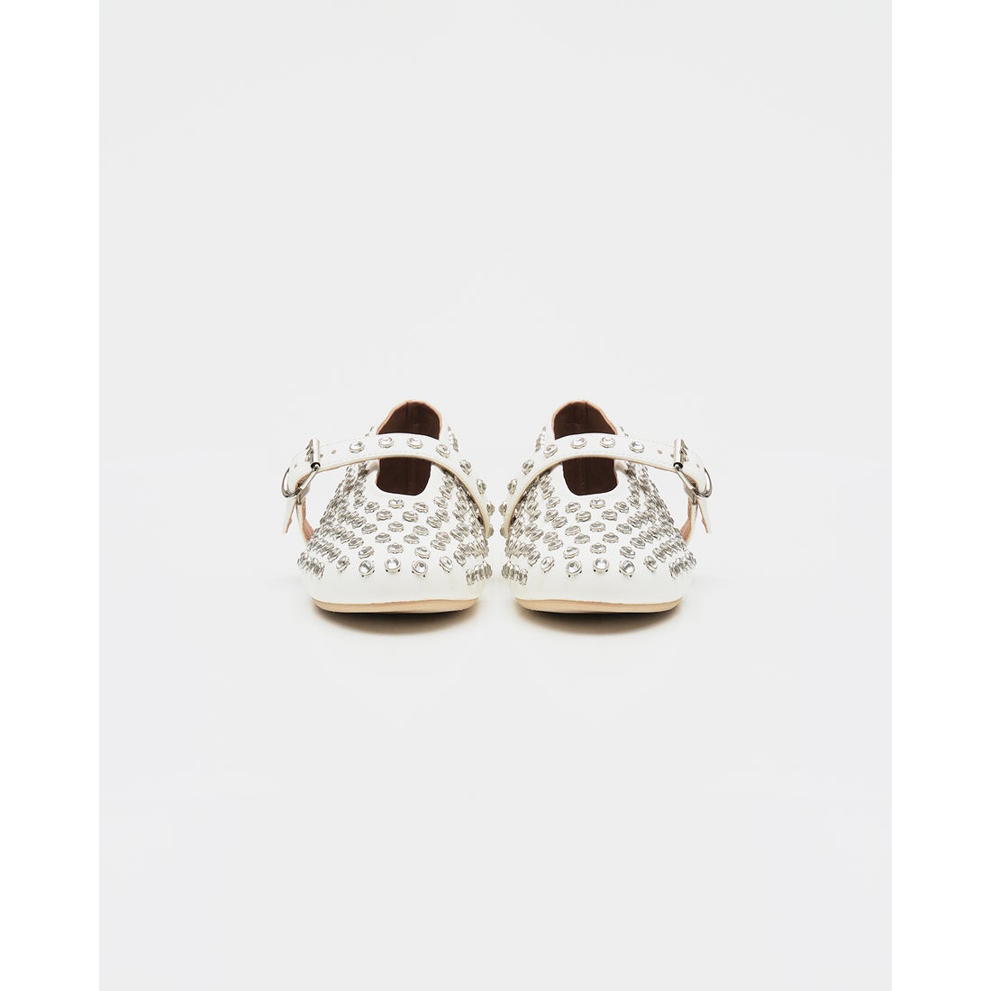 スタッズ メリージェーン （アイボリー スムース） -Emma Francis